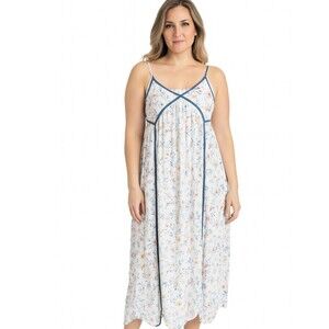 NEXT maxi dress floral print spaghetti strap length cotton flowy dress SM tiered